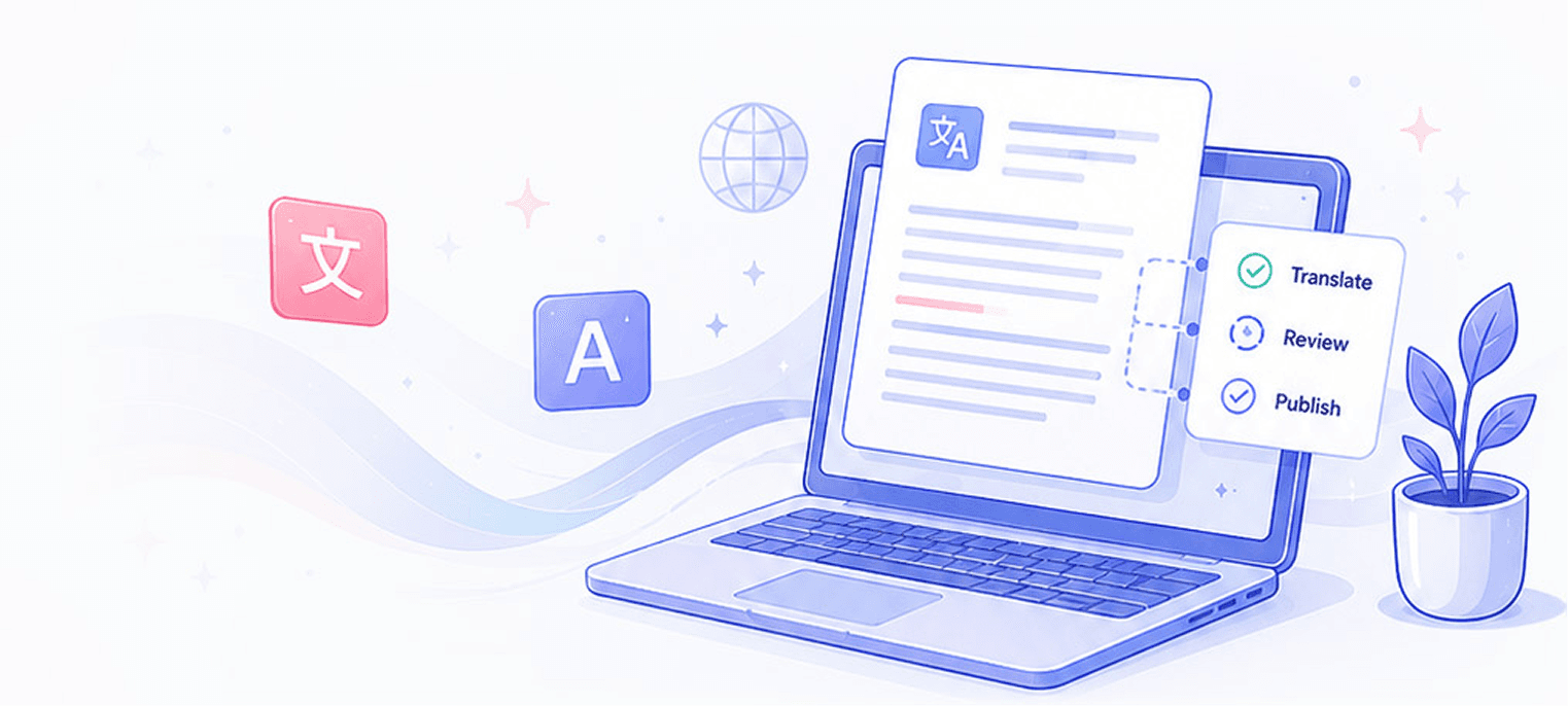 Document workflow illustration