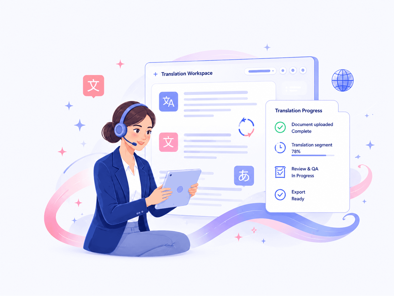KeepFormat translation workspace